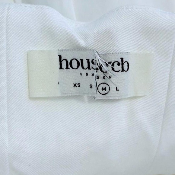 HOUSE OF CB 'Kelly' White Corset Midi Sundress size M/ Cup A-C NWOT - Picture 8 of 8